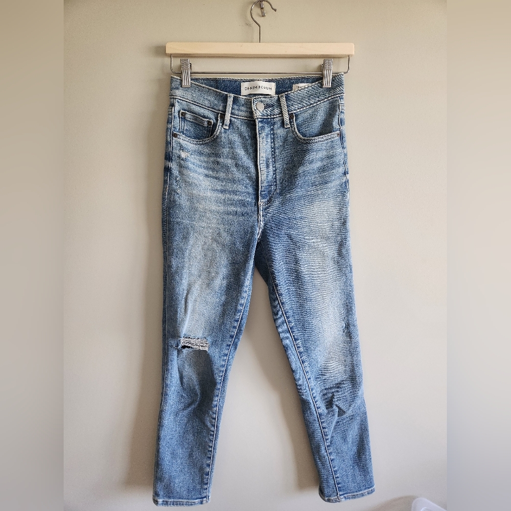 Aritzia Denim forum Lola High Rise Skinny Crop